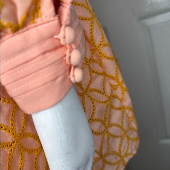 Roill Women A-Line Lace Loose. Baroque Button Down Long Sleeve Dressss.  #119 - Picture 11 of 14